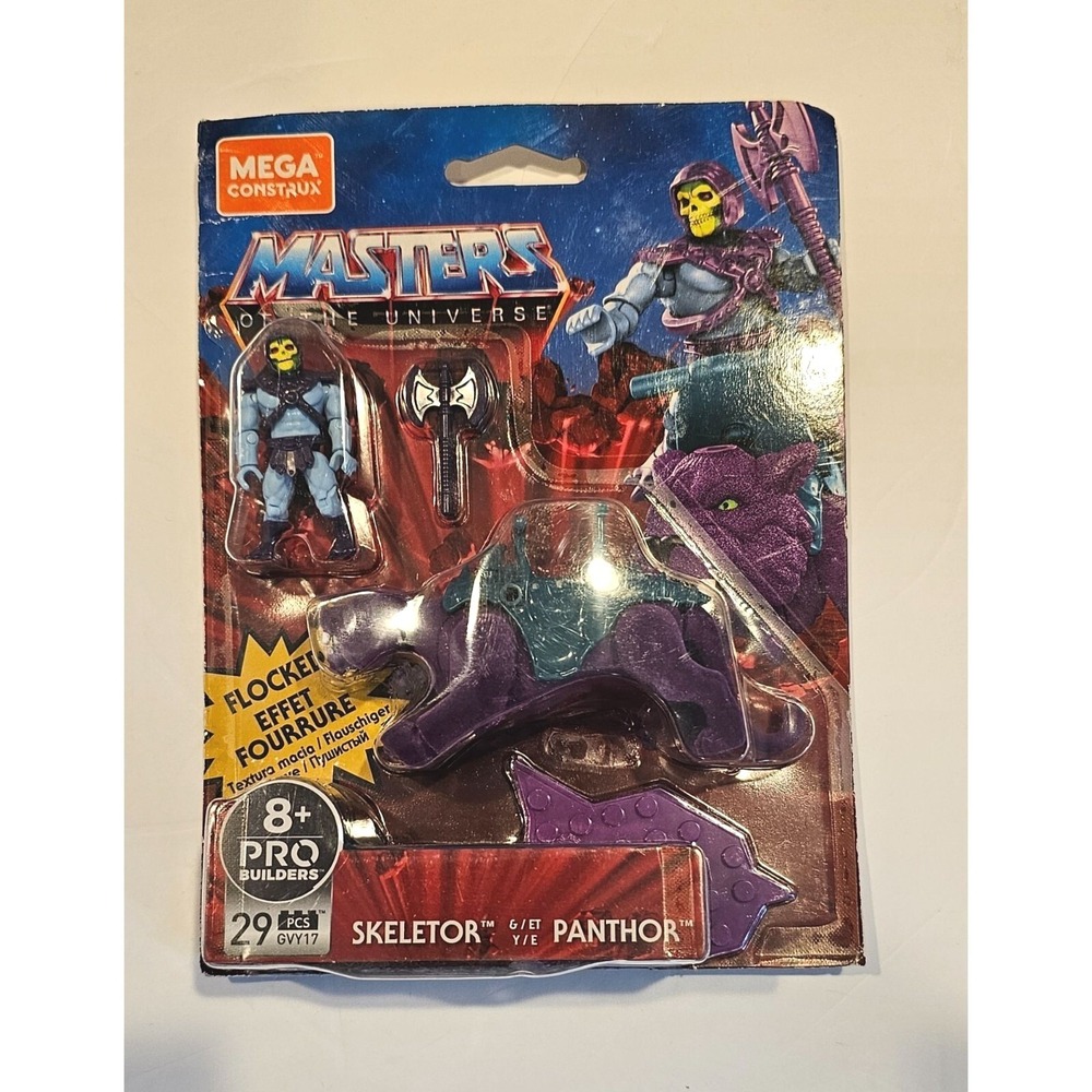 Mega Construx Masters of the Universe‎ Skeletor & Flocked Panthor Set GVY17